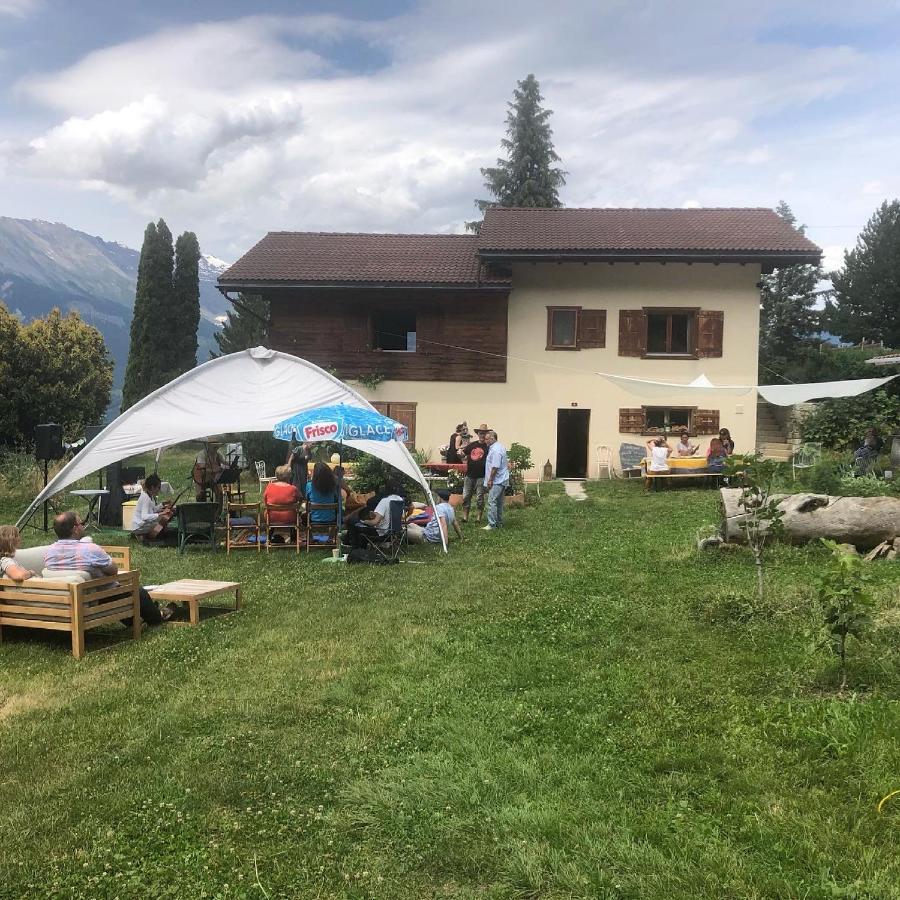 Domaine Bellevie Bnb Vex Exterior foto